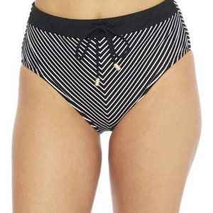 La Blanca Stripped High Waist Swim Bottom